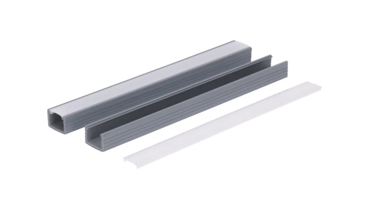 Profil led PCV Line 16x11 3m szary ML