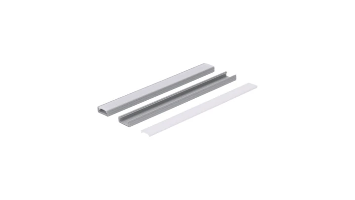 Profil led PCV Line Slim 16x7 3m szary ML