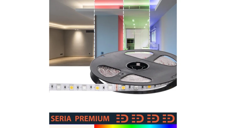 Taśma Premium 12V 60led RGB+NW 4w1 SMD5050 (5) wyc