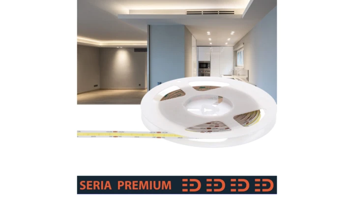 Taśma Premium 24V COB 528led 4000K 1400lm Ra90 (50)