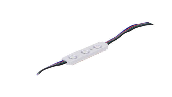 Moduł led IP65 12V 3Led SMD2835 RGB 0.72W