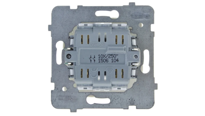KARO Łącznik podwójny z podświetleniem ecru perłowy ŁP-11SS/m/42