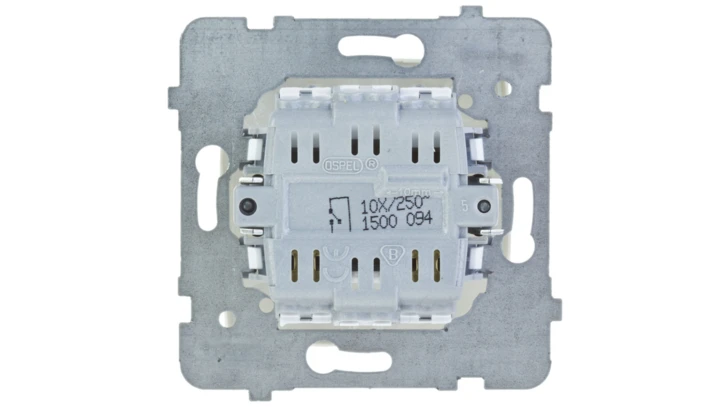 KARO Łącznik pojedynczy z podświetleniem ecru perłowy ŁP-1SS/m/42