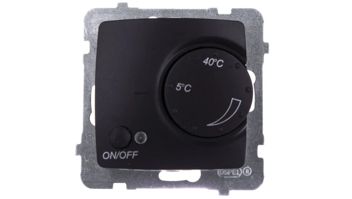 KARO Regulator temperatury /czujnik napowietrzny/ czekoladowy metalik RTP-1SN/m/40