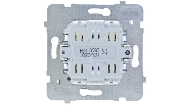 KARO Przycisk podwójny zwierny biały ŁP-17S/m/00