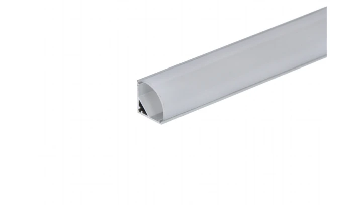 Profil led Corner C 1m anodowany z osłoną mleczną ML