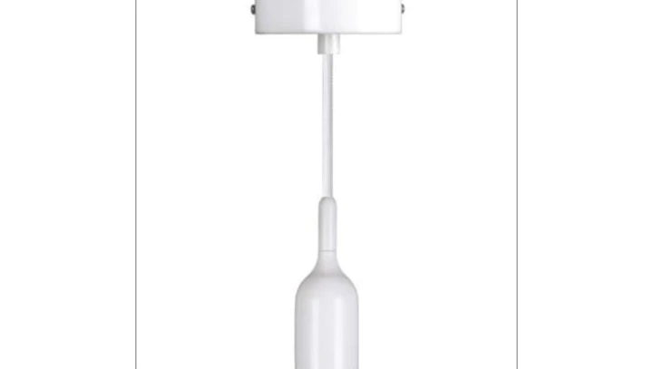 OPRAWKA DECO E27 LUXURY BELL BIAŁA