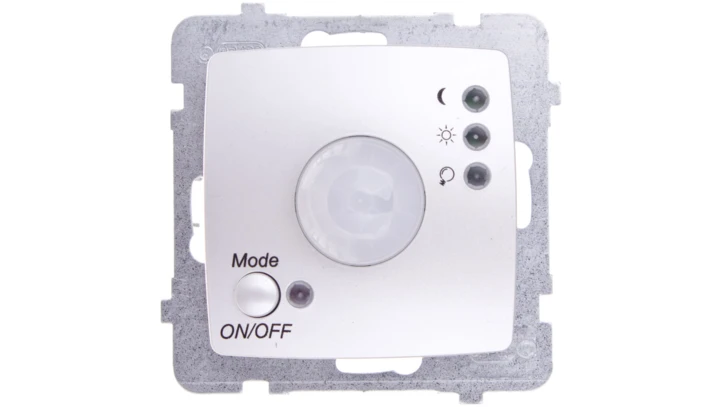 KARO Elektroniczny czujnik ruchu srebrny perłowy ŁP-16S/m/43