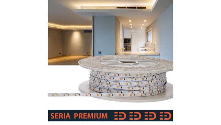Taśma Premium 12V 60led 3000K 500lm SMD2835 (100) PL5Y