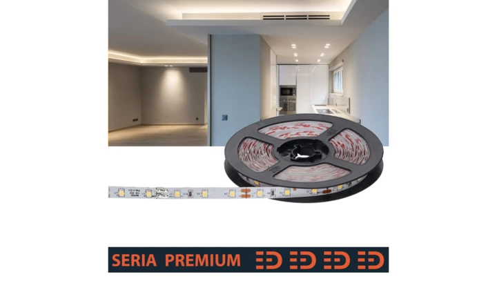 Taśma Premium 12V 60led 4000-4500K 500lm SMD2835 (40) PL3Y