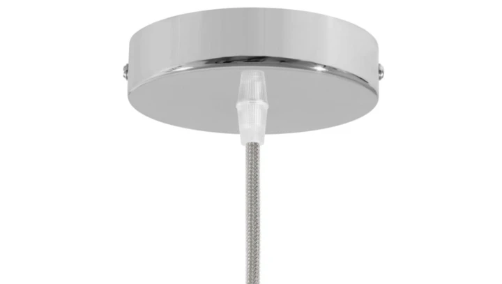 ROZETA DECO 1X METAL CYLINDER CHROM