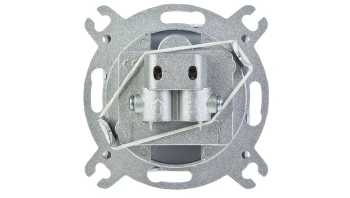 KARO Gniazdo antenowe RTV-SAT przelotowe białe GPA-SSP/m/00