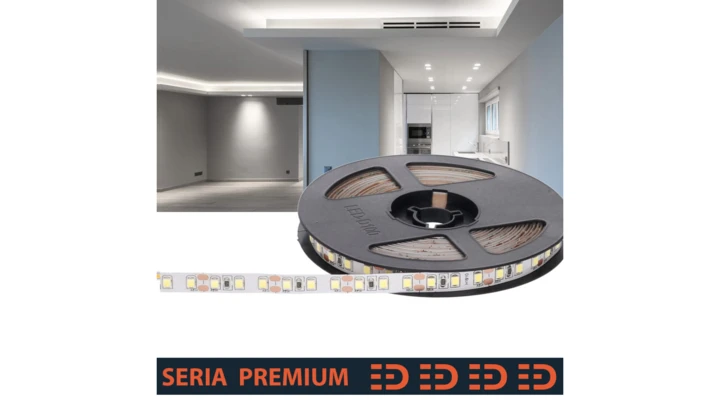 Taśma Premium 12V 120led 6500K SMD2835 Ra90 (5)