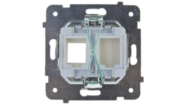 KARO Obudowa gniazda komputerowego pojedynczego ecru perłowy GPK-1S/p/42