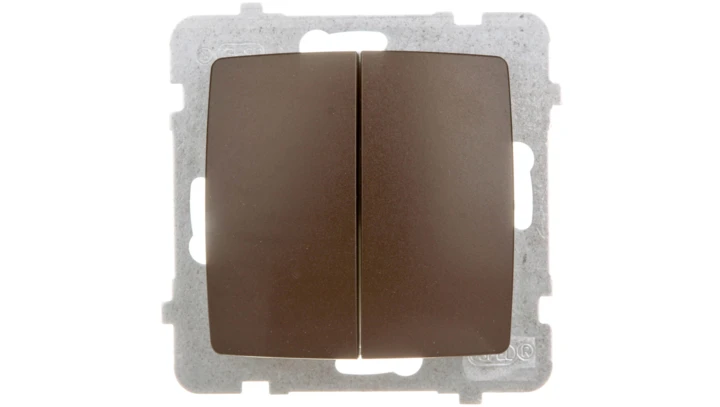 KARO Łącznik świecznikowy czekoladowy metalik ŁP-2S/m/40