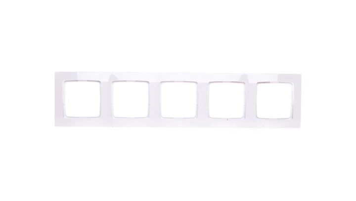 KARO Ramka pięciokrotna biała R-5S/00