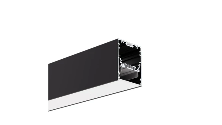 Profil Led MOD-50 2m czarny anodowany KLUŚ ( bez osłony )