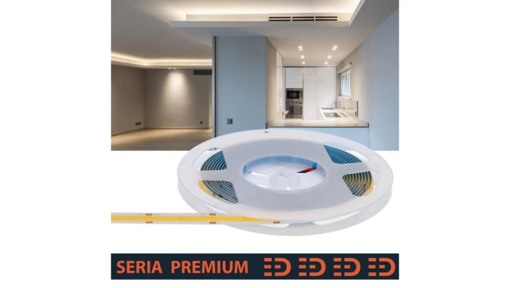 Taśma Premium 24V COB 384led 4000K 400lm Ra90 (5) LB