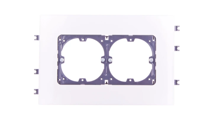 Uchwyt osprzętu 2x fi60 pokrywa 130mm 010924