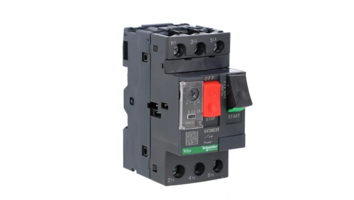 TeSys Deca Wyłącznik silnikowy 3P 0,25kW 0,63-1A GV2ME05