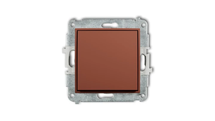 MINI Mechanizm łącznika krzyżowego (jeden klawisz bez piktogramu) terakota 63MWP-6.1