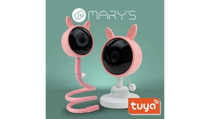 Niania elektroniczna kamera Królik różowy WiFi TUYA MARYS MW61442