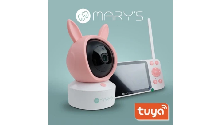 Niania elektroniczna kamera 2w1 Królik różowy WiFi TUYA MARYS MW61500