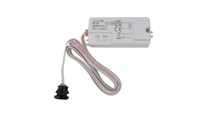 Wyłącznik bezdotykowy PIR WP-4B 2w1 uruchamiany ręką lub drzwiami 500W zasięg 5-6 cm ECO LIGHT EC61833