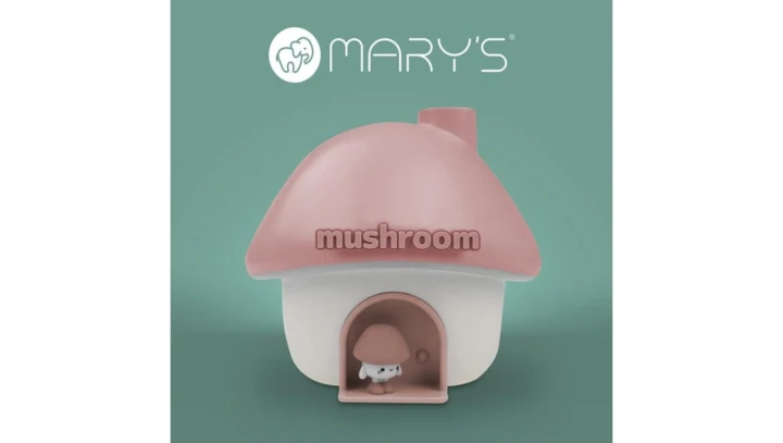 Nawilżacz powietrza LED Grzybek różowy MARYS MW61496