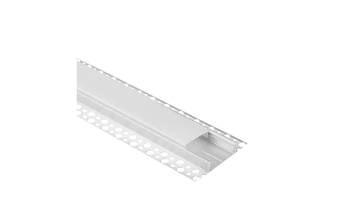 Profil GPPSS02 super szeroki do płyt g-k pod płytkę anodowany z kloszem mlecznym + zaślepki 4 szt. 2m EC61710 /10szt./