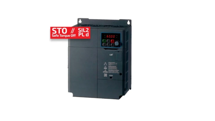 Przemiennik częstotliwości LS Electric G100 3F moc 7,5kW/11kW filtr EMC, MODBUS, wejście STO 6041007800 LV0075G100-4EOFNT