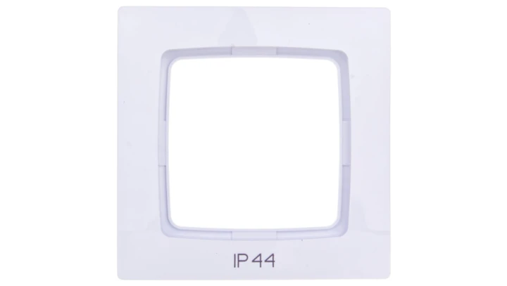 KARO Ramka pojedyncza do łączników IP44 biała RH-1S/00