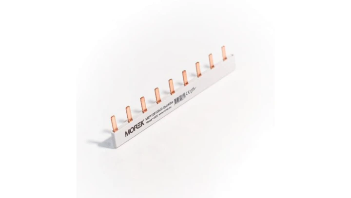 Szyna łączeniowa sztyftowa QuickBar, 1-polowa, przekrój 10mm², typ E, długość 9 modułów MEP10910A00