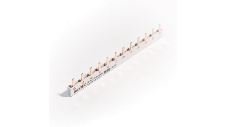 Szyna łączeniowa sztyftowa QuickBar, 2-polowa, przekrój 10mm², typ E, długość 12 modułów MEP21210A00