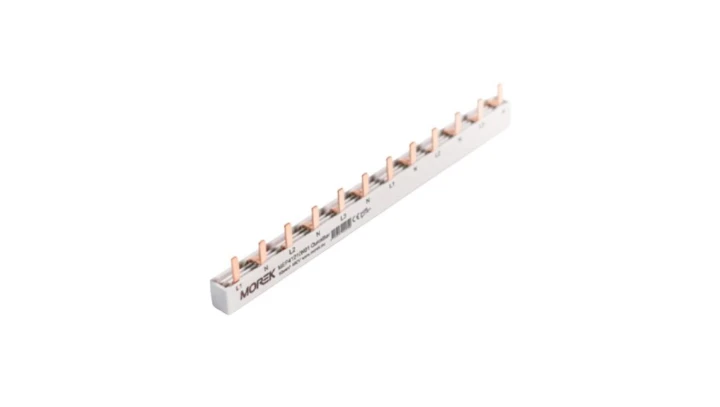 Szyna łączeniowa sztyftowa QuickBar, 4-polowa, przekrój 10mm², typ E, długość 12 modułów MEP41210N01