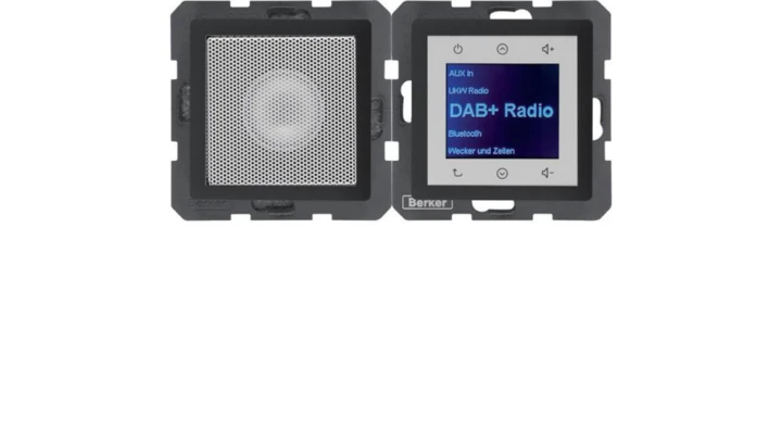 Radio Touch DAB+ Bluetooth z głośnikiem antracyt aksamit 30806086