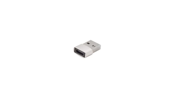 Adapter USB-A do USB-C srebrny ME61648