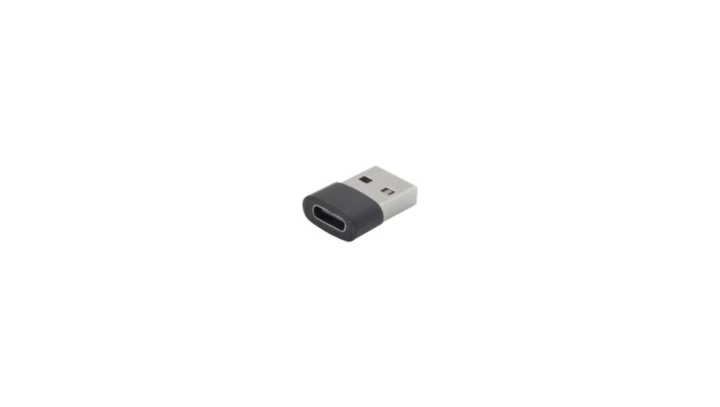 Adapter USB-A do USB-C czarny ME61649