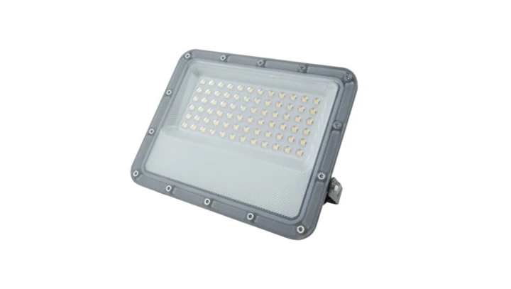 Naświetlacz projektor LED PREMIUM NL-4 50W 7500lm 4000K szary IP65 5 lat gwarancji EC61798