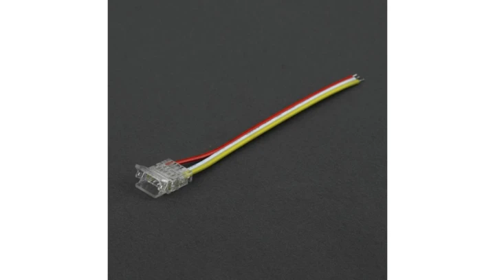 Złączka do cyfrowej taśmy LED COB DIGITAL IC MONO/CCT 10 mm taśma–przewód zatrzaskowa 10 cm IP20 ECO LIGHT EC61555