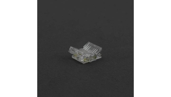 Złączka do cyfrowej taśmy LED COB DIGITAL IC RGB/RGBW/RGBCCT 12 mm taśma–przewód zatrzask–zacisk IP20 ECO LIGHT EC61554