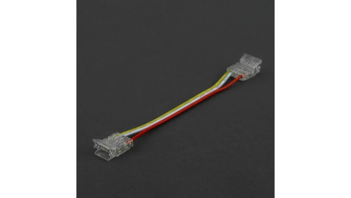 Złączka do cyfrowej taśmy LED COB DIGITAL IC MONO/CCT 10 mm taśma–przewód–taśma zatrzaskowa 10 cm IP20 ECO LIGHT EC61557