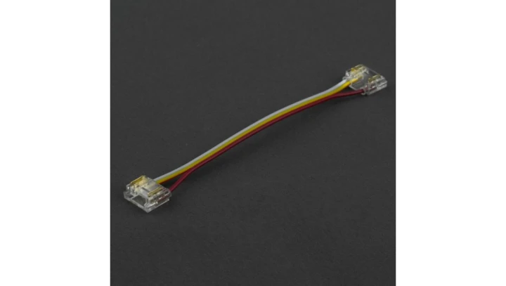 Złączka do cyfrowej taśmy LED COB DIGITAL IC RGB/RGBW/RGBCCT 12 mm taśma–przewód–taśma zaciskowa 10 cm IP20 ECO LIGHT EC61567