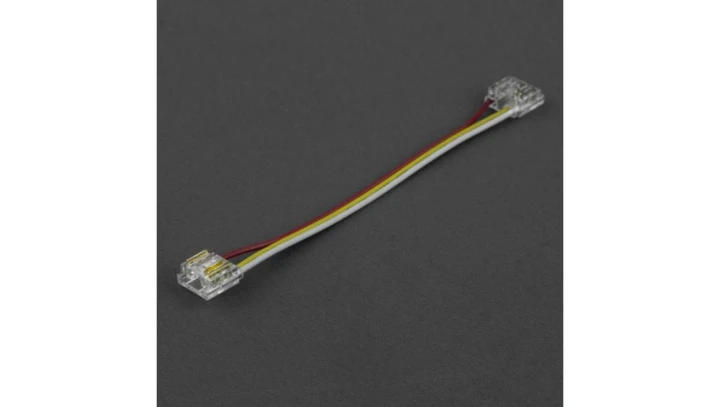 Złączka do cyfrowej taśmy LED COB DIGITAL IC MONO/CCT 10 mm taśma–przewód–taśma zaciskowa 10 cm IP20 ECO LIGHT EC61566