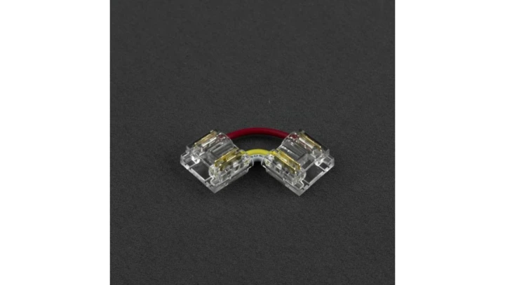 Złączka do cyfrowej taśmy LED COB DIGITAL IC MONO/CCT 10 mm taśma–taśma kątowa L zaciskowa IP20 ECO LIGHT EC61568
