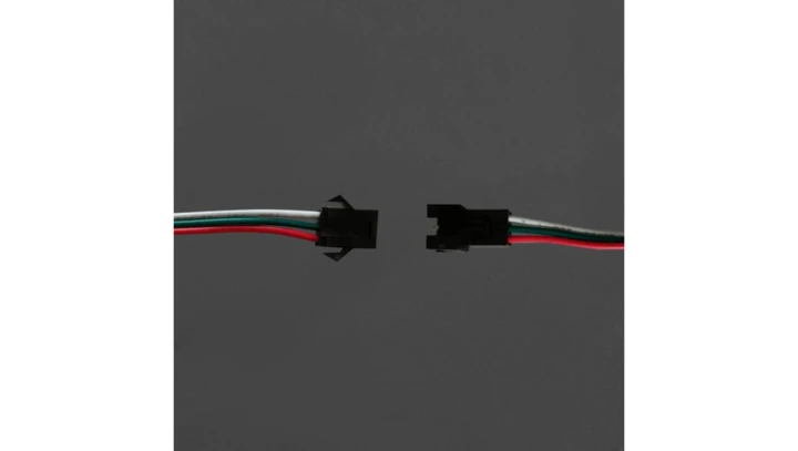 Złącze JST-SM 3-pin wtyk–gniazdo z przewodem 15 cm do cyfrowych taśm LED DIGITAL IC IP20 ECO LIGHT EC61570