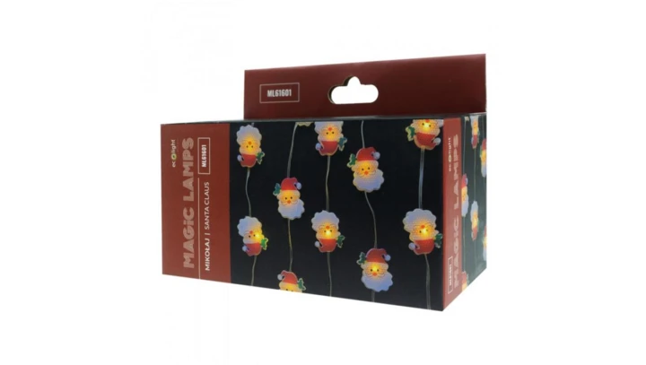 Lampki ozdobne LED z aplikacją bluetooth MAGIC LIGHTS 50 diod Mikołaj 2W 3000K 5m DC5V USB IP65 ML61601
