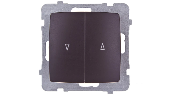 KARO Łącznik żaluzjowy czekoladowy metalik ŁP-7S/m/40