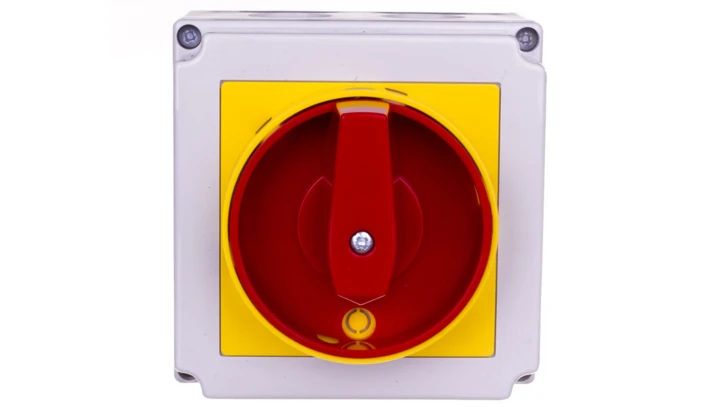 Łącznik krzywkowy 0-1 4P 80A w obudowie /+blokada/ 4G80-92-PK S6