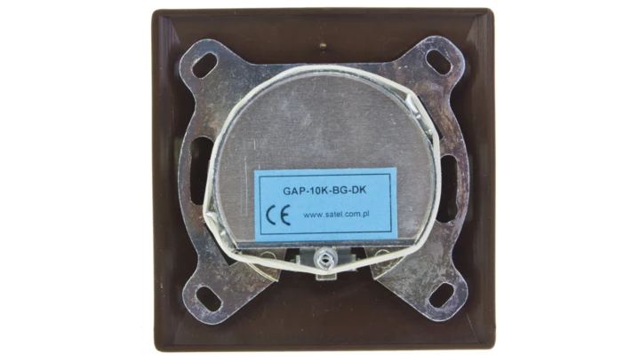 AKCENT Gniazdo antenowe RTV zakończeniowe 10dB brązowe GPA-10APZ/24
